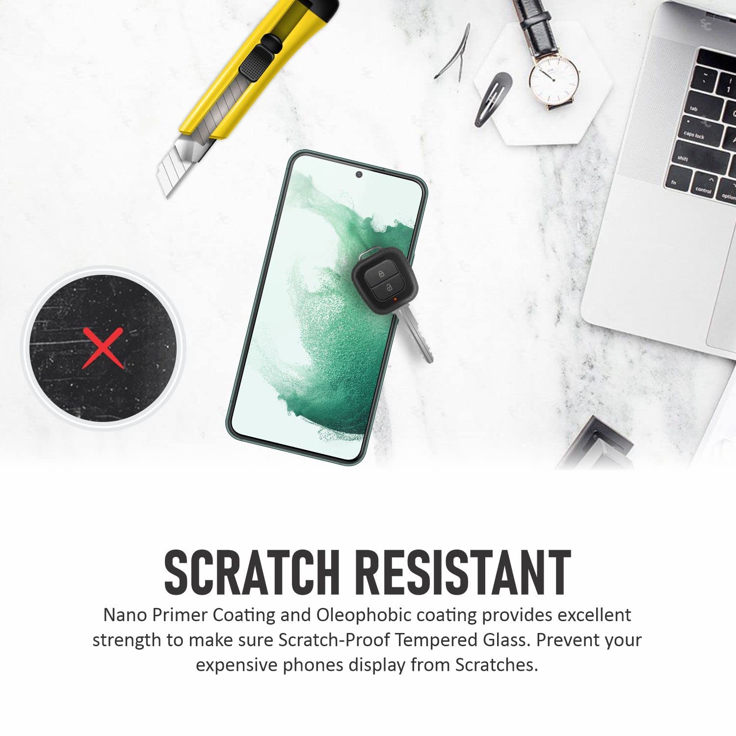Samsung Galaxy S24 Plus Full Glue Curved Screen Protector Tempered Glass