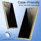 2 Pack Privacy Tempered Glass & a Camera protector for Samsung S24 Ultra Privacy Screen Protector Guard & Camera Lenns Protecor