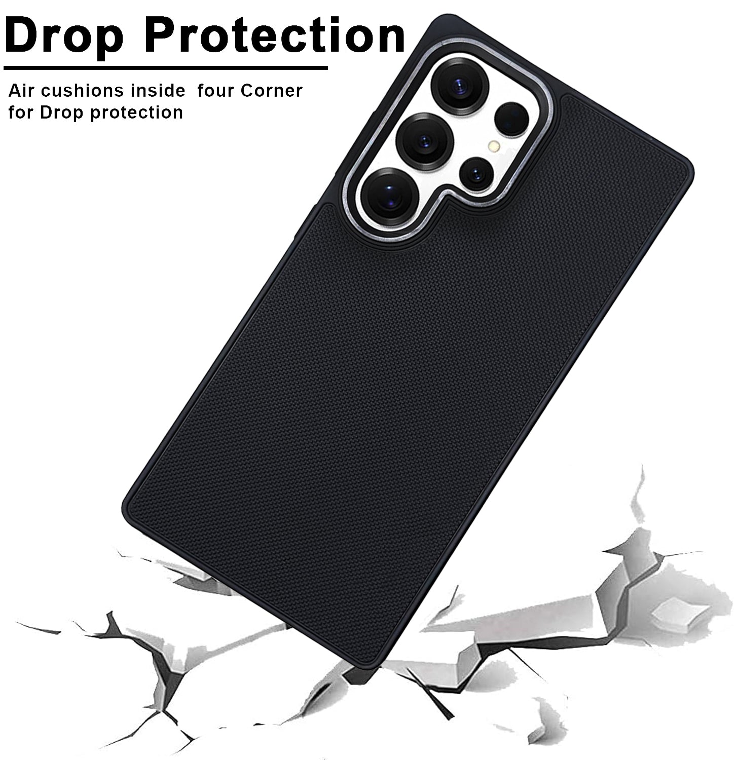 Mobilebies Backcover For Samsung S25 Ultra Super Frosted Shield Case With Salient Dots Case