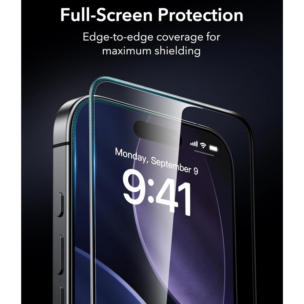 Mobilebies iPhone 17 Pro Privacy Tempered Glass Screen Protector Guard