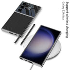 Samsung S24 Ultra Gkk Leather Electroplating Thin Mobile Phone Case