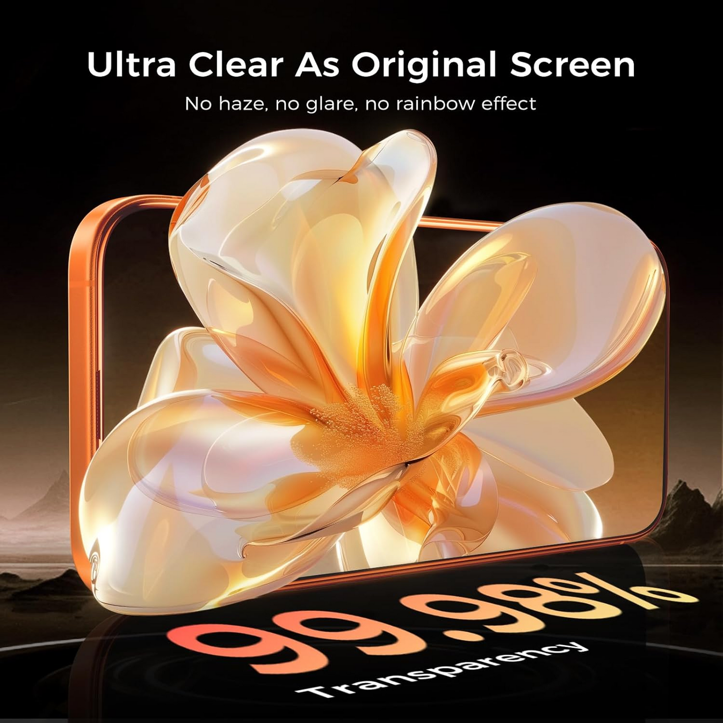 Tempered Glass for iPhone 17 Pro Max Premium Screen Protector Guard