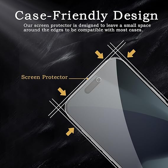 2 Pack Privacy Tempered Glass & 2 Camera protector for IPhone 17 Pro Max Premium Screen Protector Guard & Camera Lenns Protecor