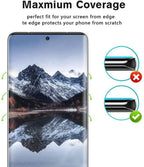 Samsung Galaxy S22 Plus Full Glue Curved Screen Protector Tempered Glass