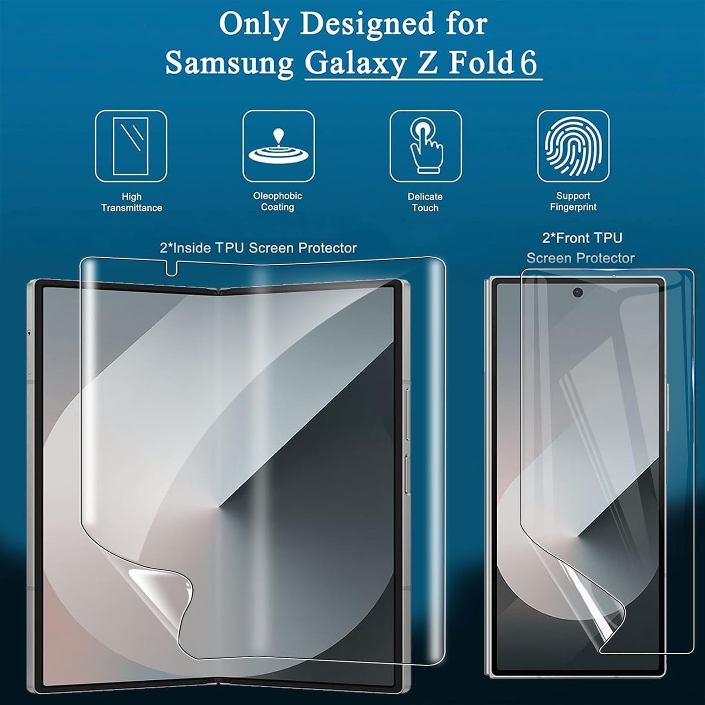 Samsung Z Fold 6 Membrane Screen Protector