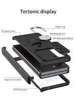 Ultra thin PC Armor Slider with Magnetic Phone Case for Samsung Galaxy Z Fold 5