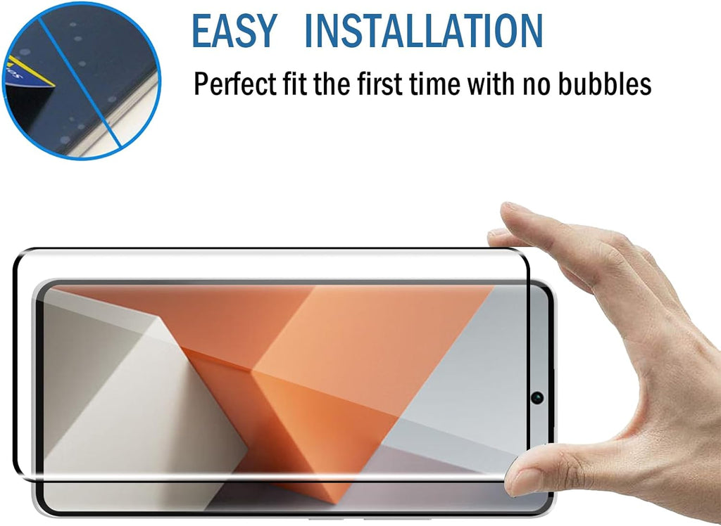 Xiaomi Redmi Note 13 Pro Plus Full Glue Screen Protector Tempered Glass