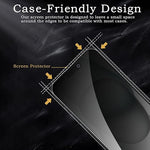 2 Pack Privacy Tempered Glass & 2 Camera protector for IPhone 15 Premium Screen Protector Guard & Camera Lenns Protecor
