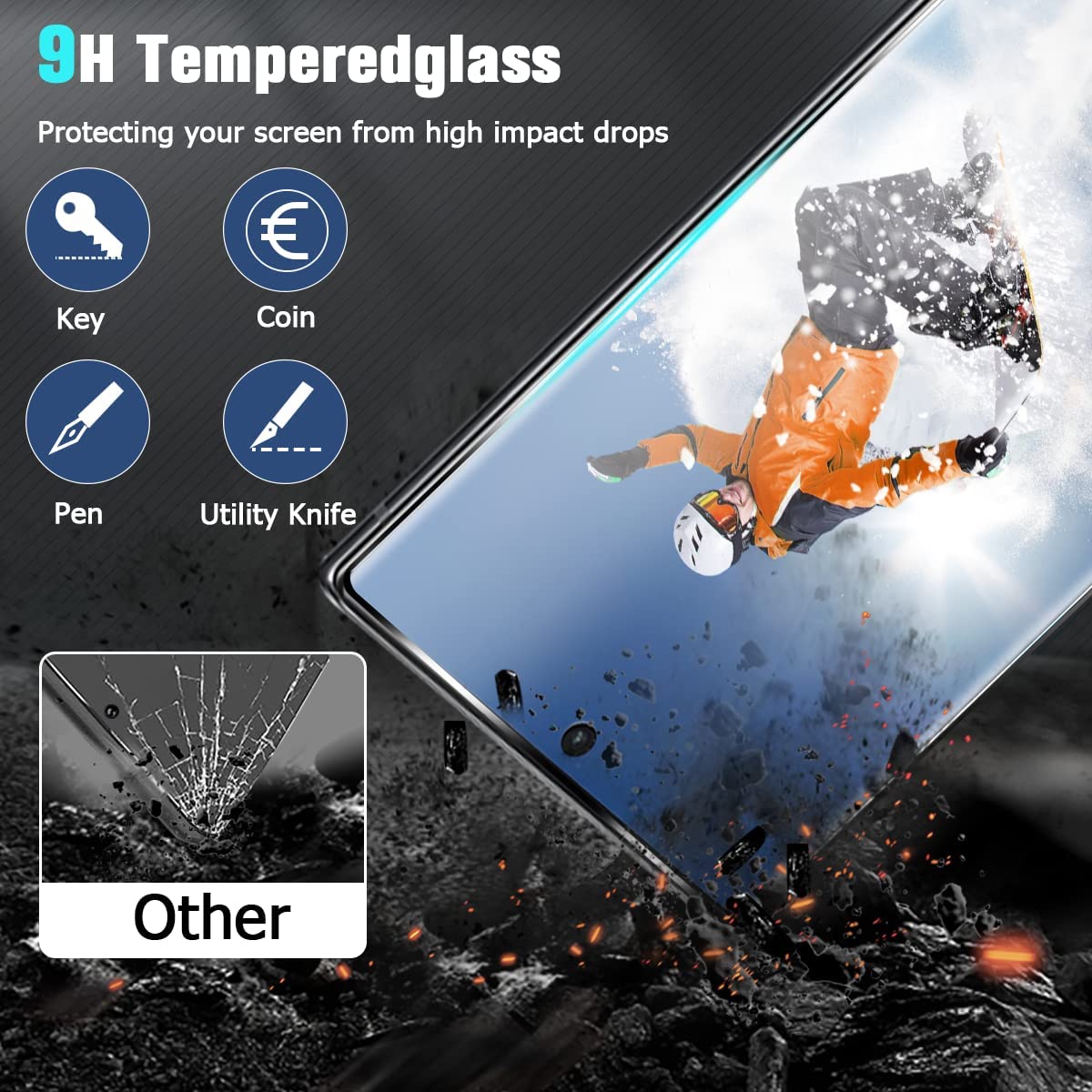 Samsung Galaxy Note 10 Plus Full Glue Curved Screen Protector