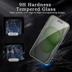 2 Pack Privacy Tempered Glass & 2 Camera protector for IPhone 15 Plus Premium Screen Protector Guard & Camera Lenns Protecor