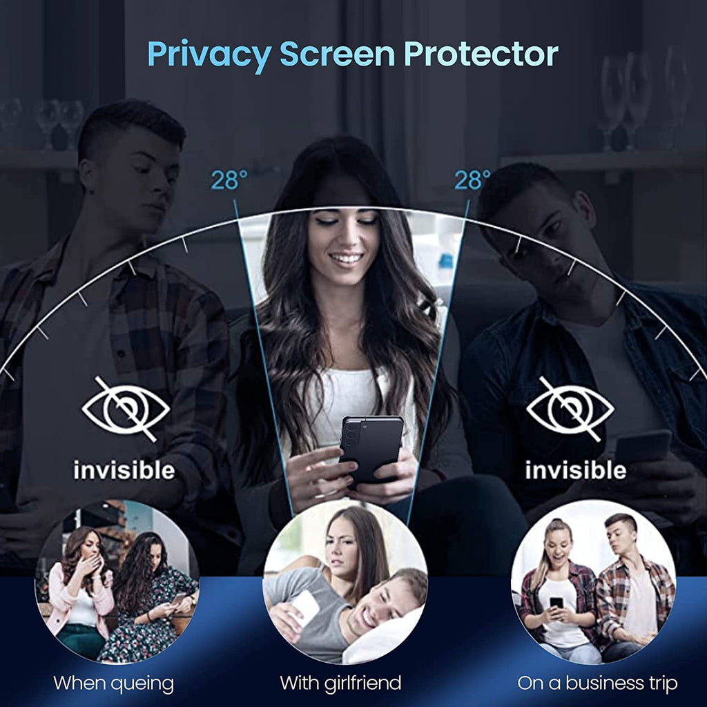 Samsung Galaxy S24 Privacy Curved Screen Protector Tempered Glass
