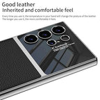 Samsung S24 Ultra Gkk Leather Electroplating Thin Mobile Phone Case
