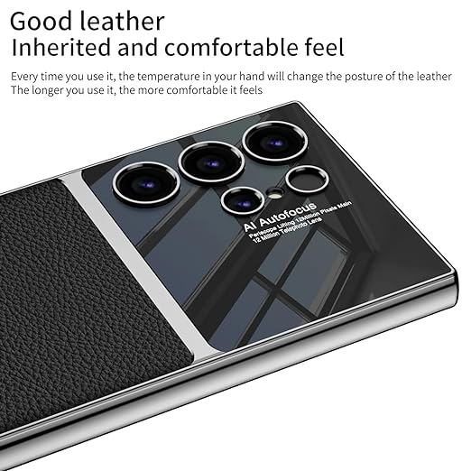 Samsung S24 Ultra Gkk Leather Electroplating Thin Mobile Phone Case