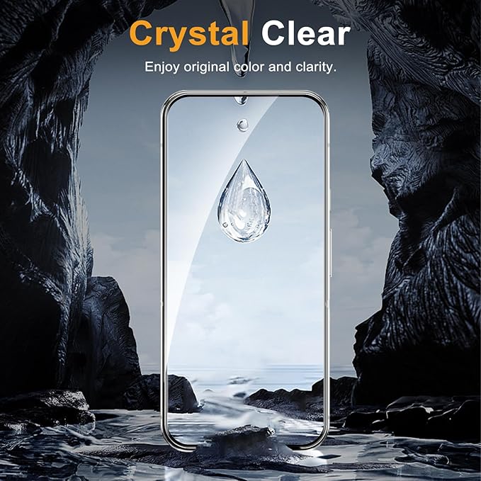 Google Pixel 9 / Google Pixel 9 Pro Full Glue Screen Protector Tempered Glass