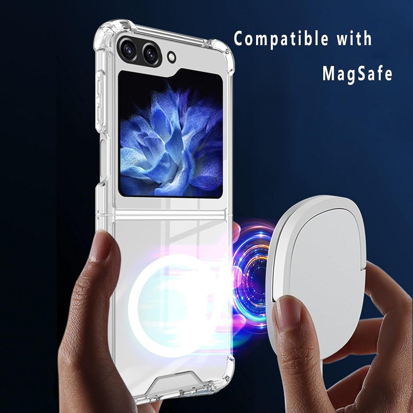 Samsung Galaxy Z Flip 5 Transparent Magnetic Case