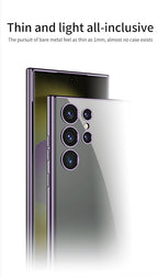 Galaxy S24 Series Phantom Transparent Chrome Case