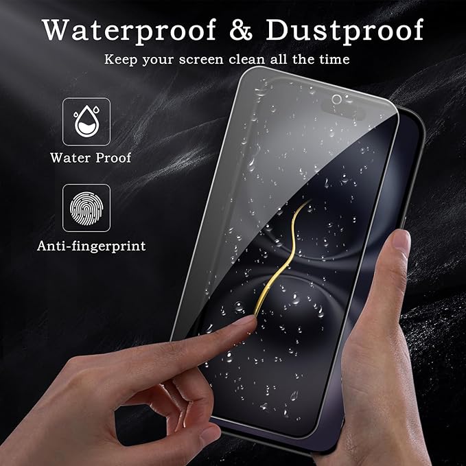 2 Pack Privacy Tempered Glass & 2 Camera protector for IPhone 17 Premium Screen Protector Guard & Camera Lenns Protecor