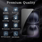 2 Pack Privacy Tempered Glass & 2 Camera protector for IPhone 17 Premium Screen Protector Guard & Camera Lenns Protecor