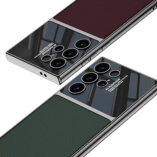 Samsung S24 Ultra Gkk Leather Electroplating Thin Mobile Phone Case