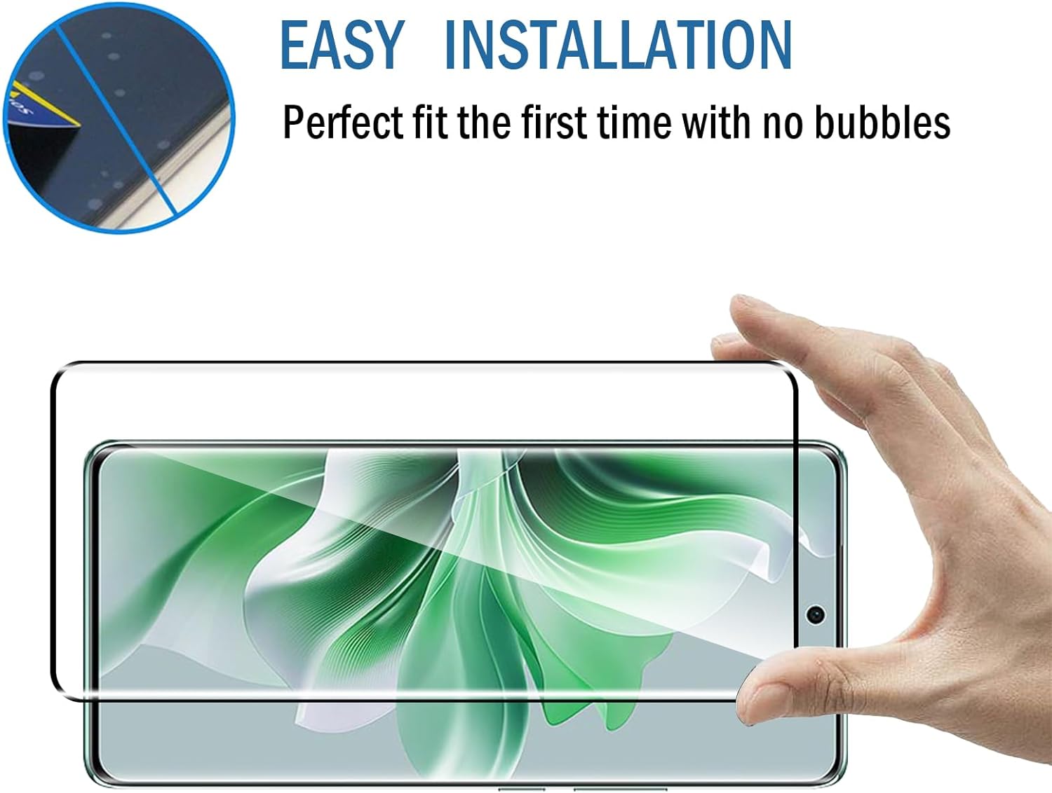 Realme GT5 Pro Full Glue Screen Protector Tempered Glass