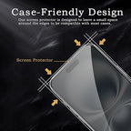 2 Pack Privacy Tempered Glass & 2 Camera protector for IPhone 16 Premium Screen Protector Guard & Camera Lenns Protecor