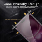 2 Pack Privacy Tempered Glass & 2 Camera protector for IPhone 16 Plus Premium Screen Protector Guard & Camera Lenns Protecor