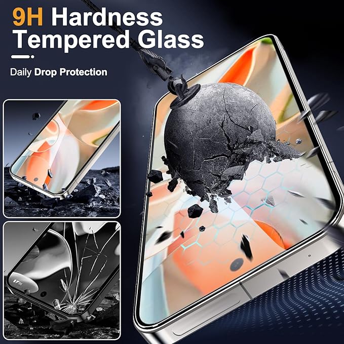 Google Pixel 9 / Google Pixel 9 Pro Full Glue Screen Protector Tempered Glass