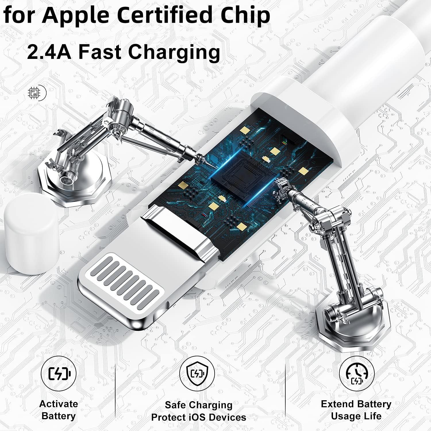 Mobilebies Type-C to Lightning Cable 1M iPhone Fast Data Charging Cable for iPhone 14/13/12/12 PRO Max/12 Mini/11/11PRO/XS/Max/XR/X/8/8Plus/iPad