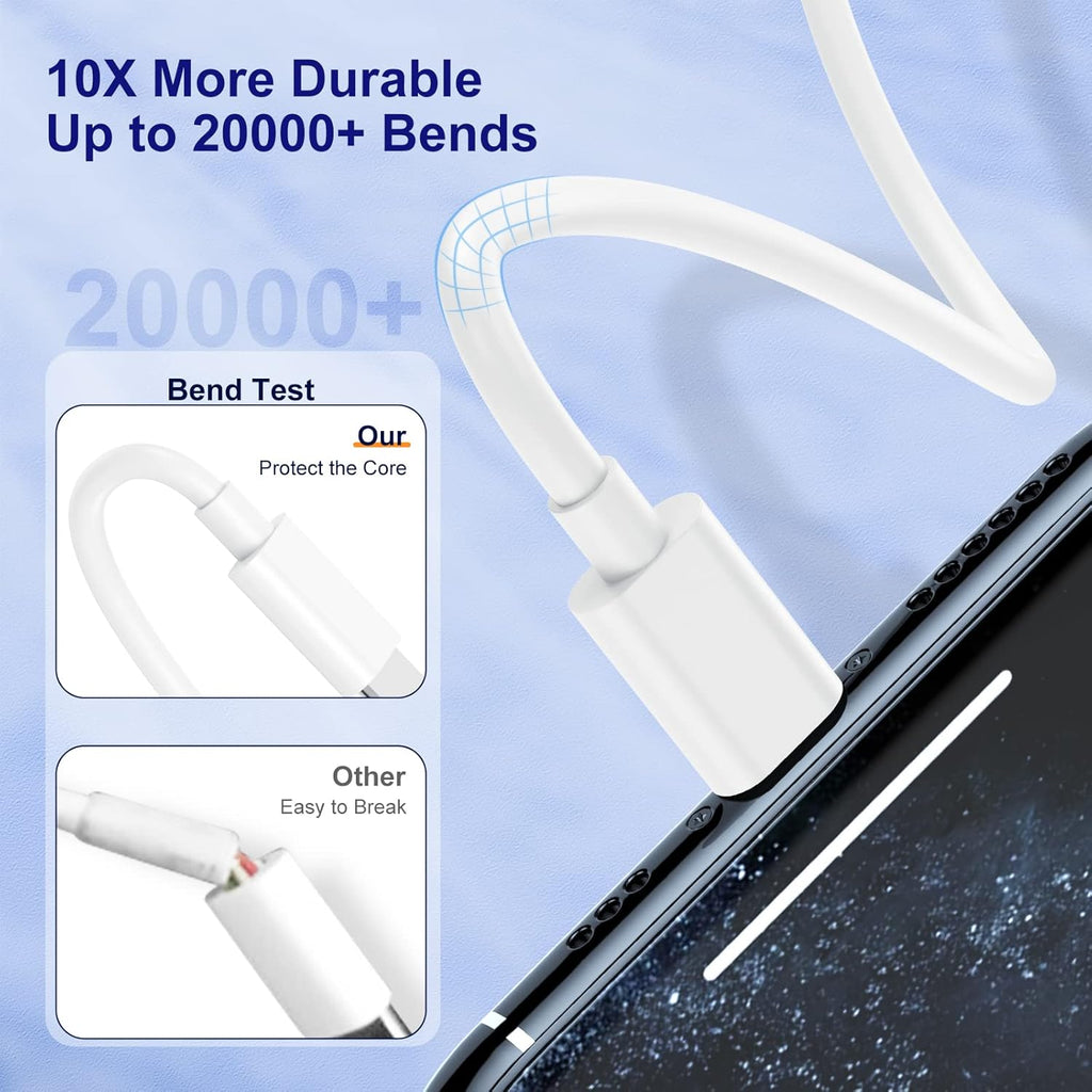 Mobilebies Type-C to Lightning Cable 1M iPhone Fast Data Charging Cable for iPhone 14/13/12/12 PRO Max/12 Mini/11/11PRO/XS/Max/XR/X/8/8Plus/iPad