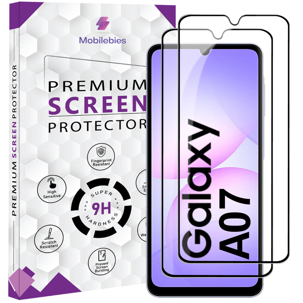Tempered Glass for Samsung A07 4G Premium Screen Protector Guard