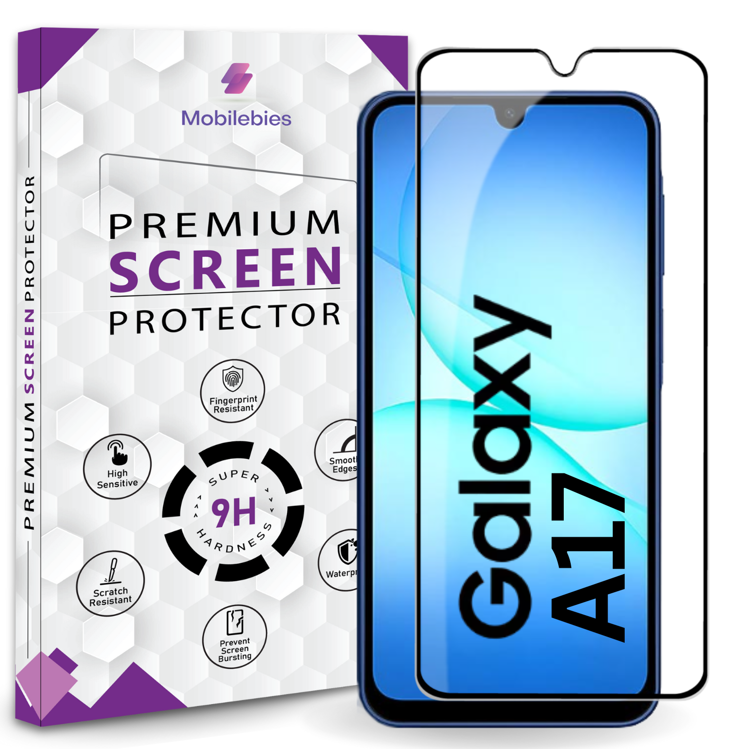 Tempered Glass for Samsung A17 Premium Screen Protector Guard Main image