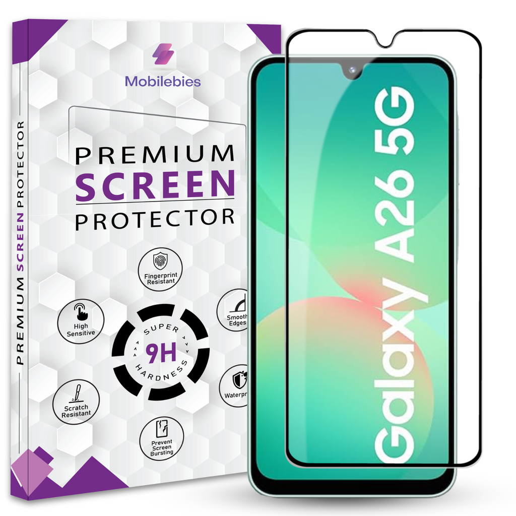 Tempered Glass for Samsung A26 Premium Screen Protector Guard