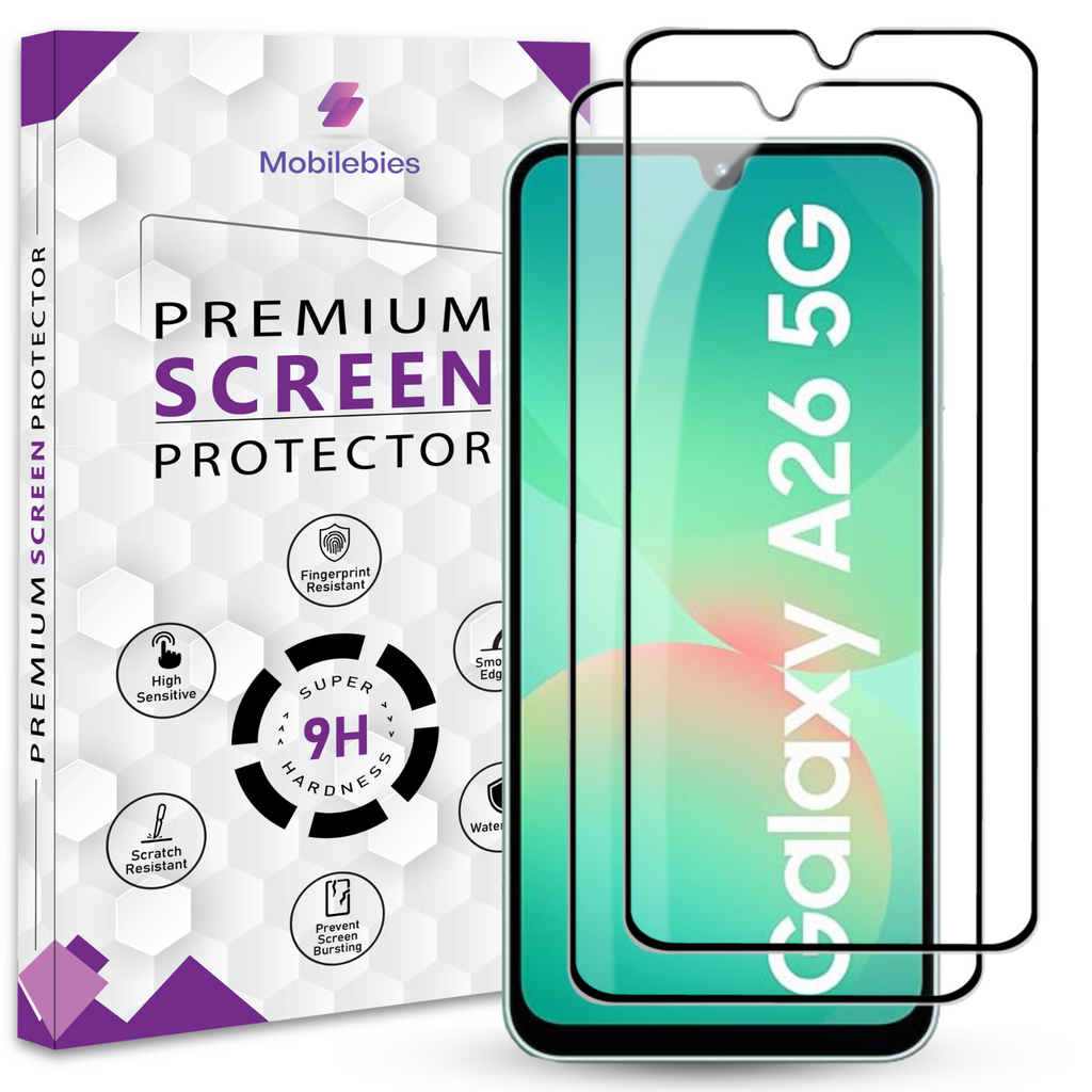 Tempered Glass for Samsung A26 Premium Screen Protector Guard