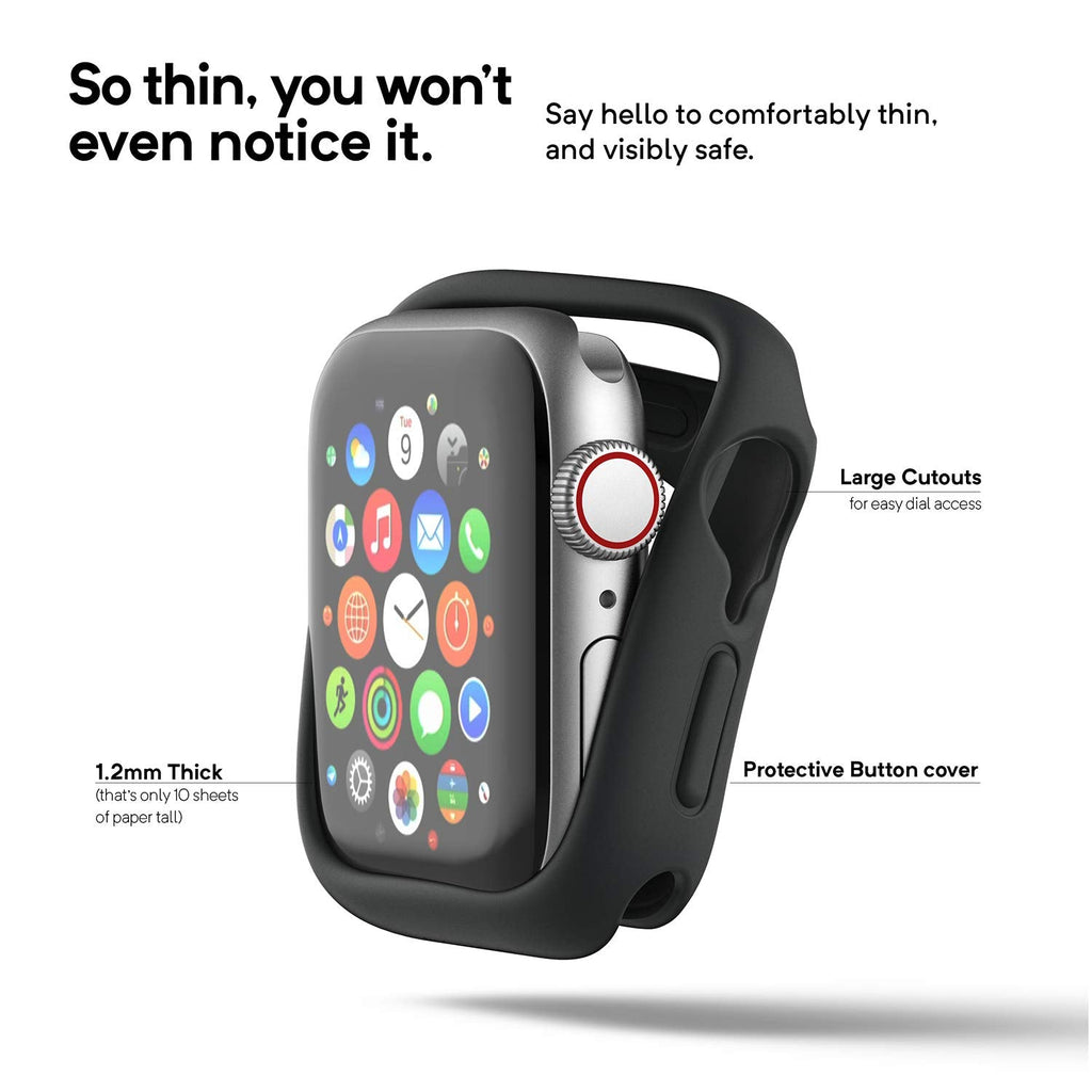 Apple Watch 6 / 5 / 4 / SE Series Bumper Case With Screen Protector (44 MM) Mobilebies