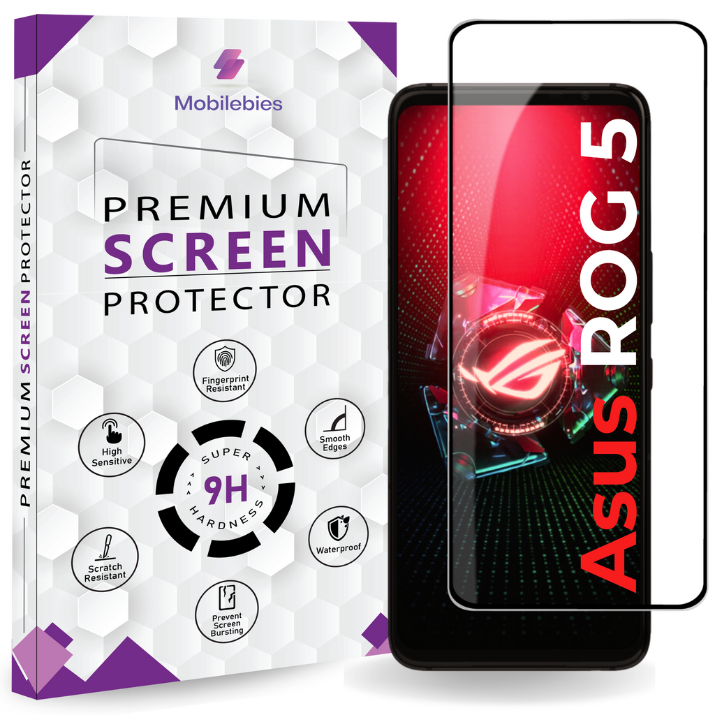 Tempered Glass for AsusROG5 Premium Screen Protector Guard