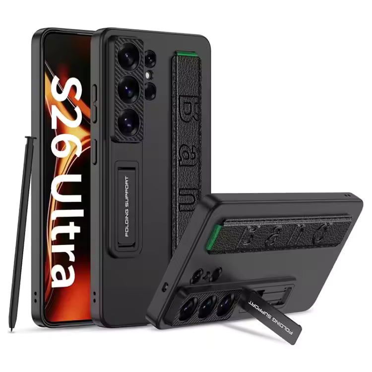 Mobilebies Samsung S26 Ultra Wrist Band Stand Bracket Case Mobile Back Cover