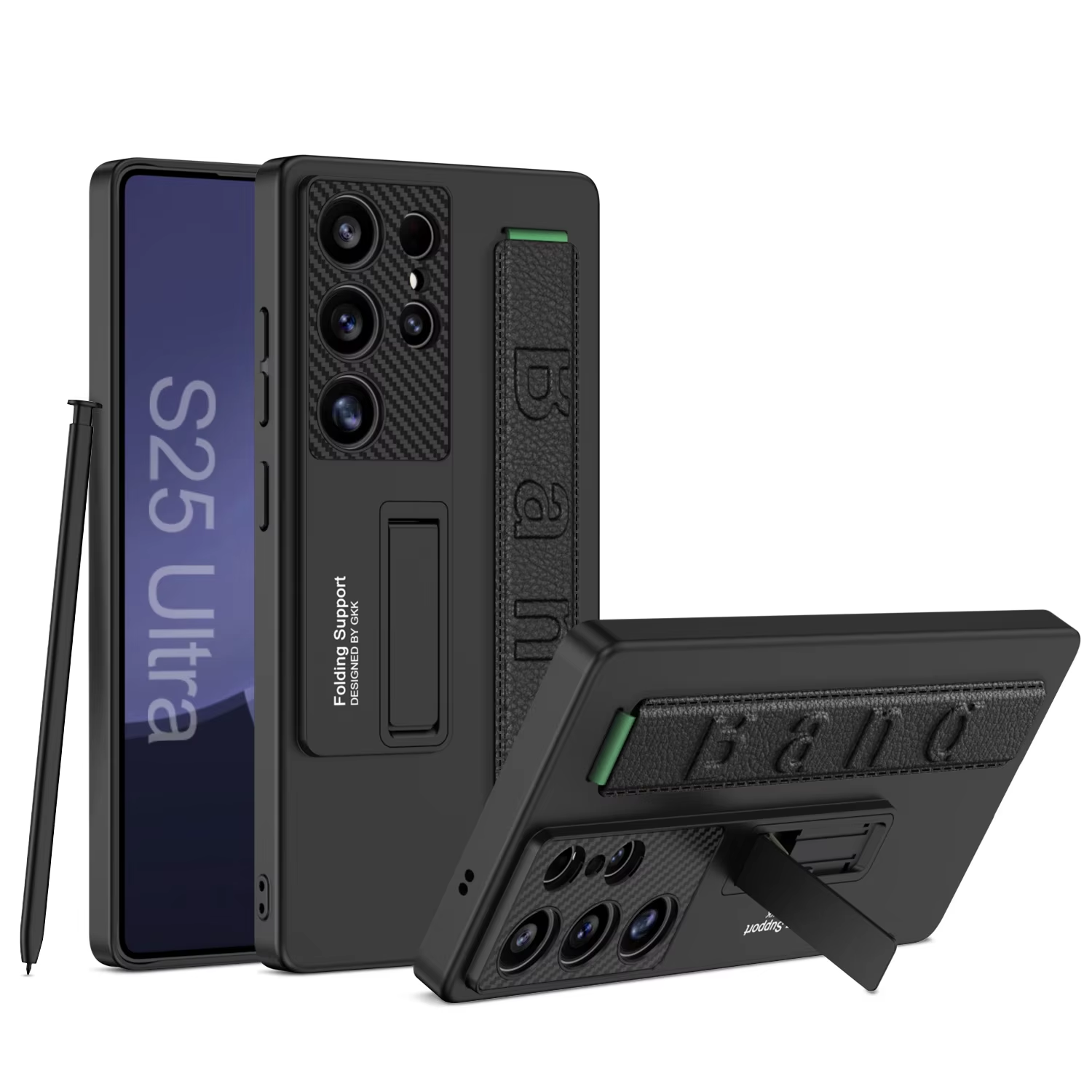 Samsung Galaxy S25 Ultra Wrist Band Side Stand Case
