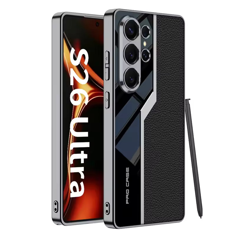Mobilebies Samsung Galaxy S26 Ultra Hybrid Leather Case Back Cover