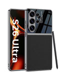 Mobilebies Samsung Galaxy S26 Ultra Half Leather Mobile Back Cover Case