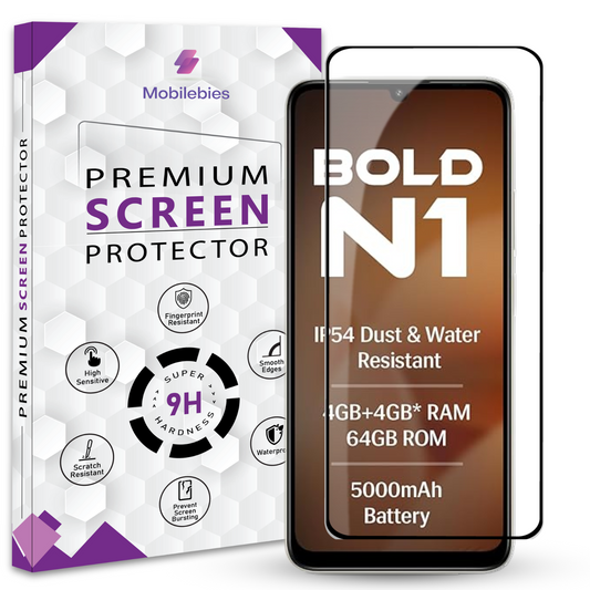 Tempered Glass for Lava Bold N1 Premium Screen Protector Guard