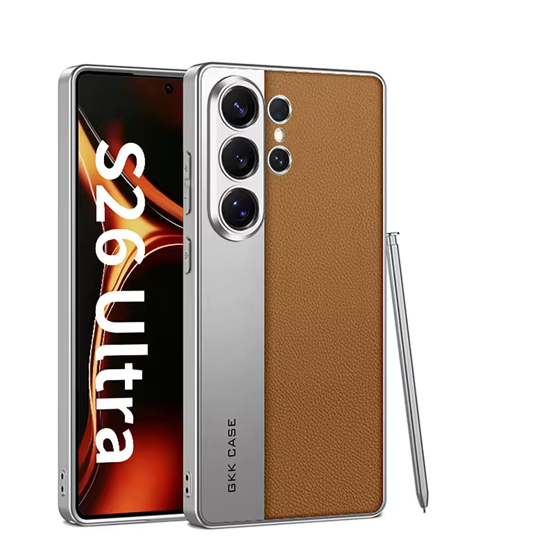 Mobilebies Samsung Galaxy S26 Ultra New Hybrid Leather Case Back Cover