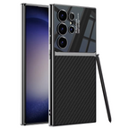 Samsung Galaxy S25 Ultra Half Leather Camera Lens Leather Case