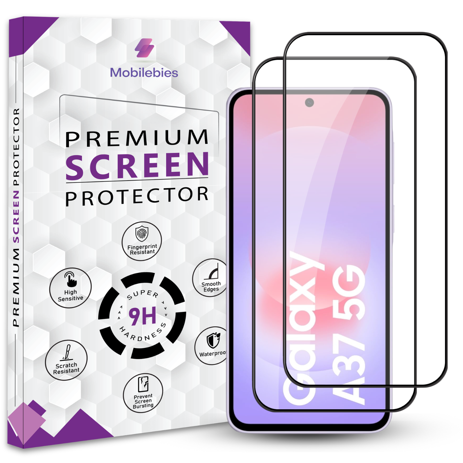 Samsung Galaxy A37 OG Premium Screen Protector Secondary image