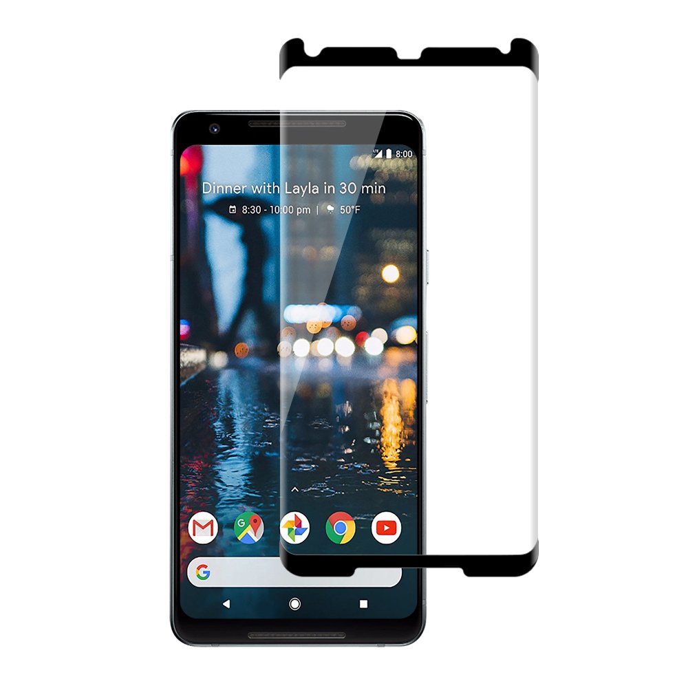 Google Pixel 2XL Full Glue Screen Protector Tempered Glass Secondary image