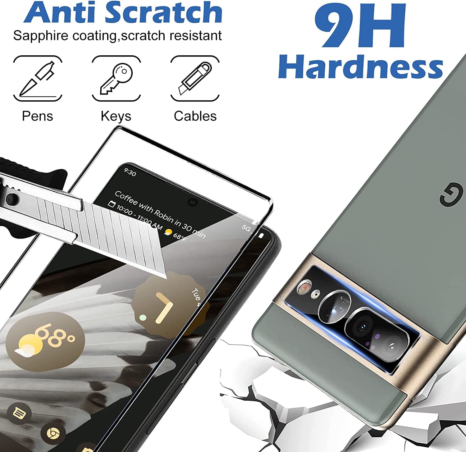 Google Pixel 7 Series Full Glue Screen Guard Mobilebies