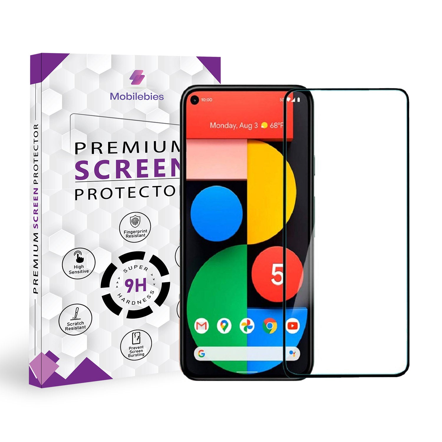 Google Pixel 5 Series Full Glue Screen Protector Tempered Glass Main image
