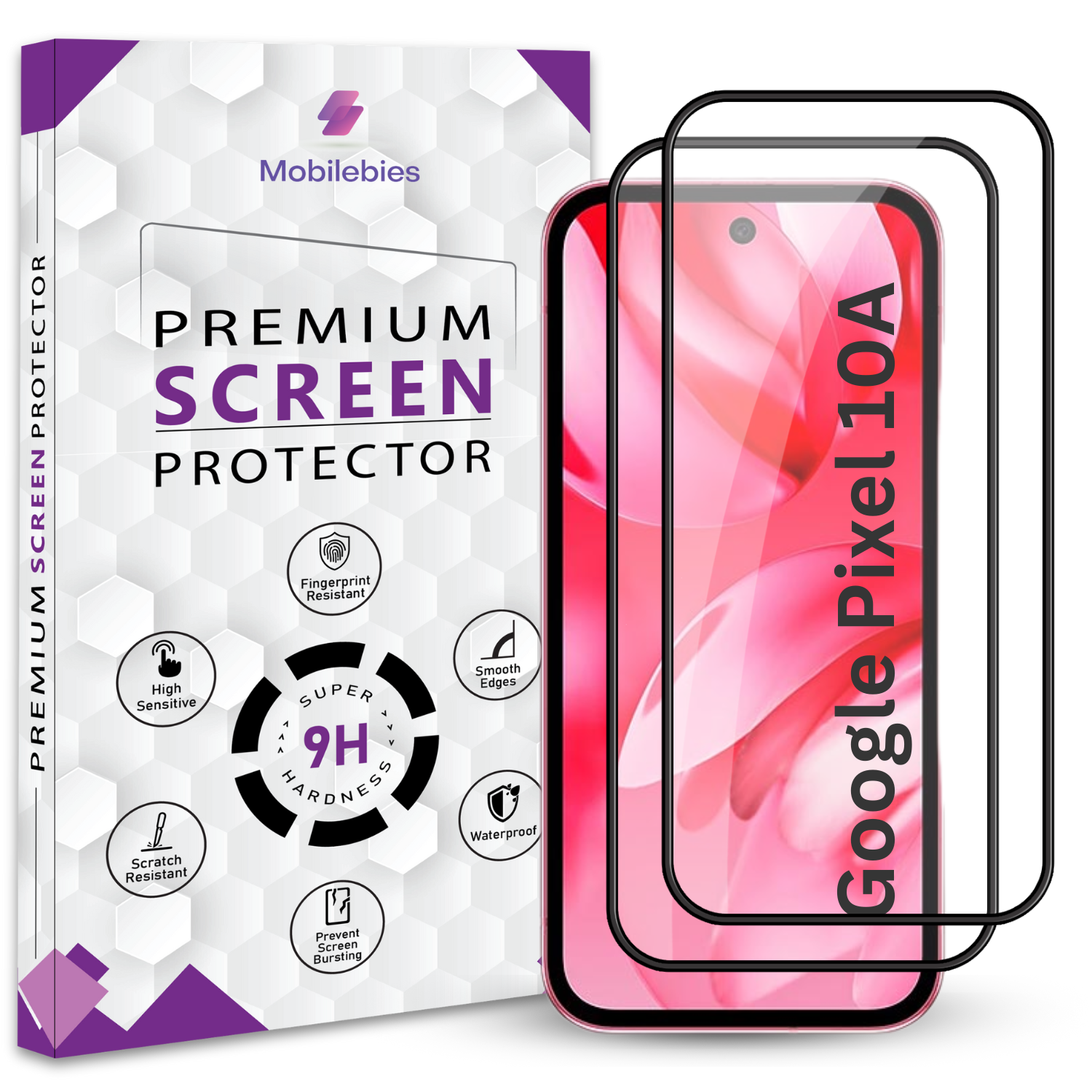 Google Pixel 10A OG Premium Screen Protector Secondary image