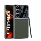 Mobilebies Samsung Galaxy S26 Ultra Half Leather Mobile Back Cover Case