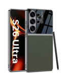 Mobilebies Samsung Galaxy S26 Ultra Half Leather Mobile Back Cover Case