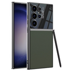 Samsung Galaxy S25 Ultra Half Leather Camera Lens Leather Case